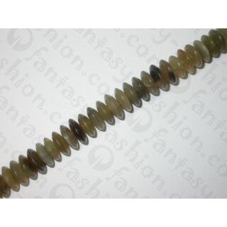 Grey-White Horn Saucer ca. 15x6mm