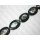 Black horn w. Paua shell oval ld. ca. 45x30mm HHS