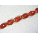 Resin seeds oval red