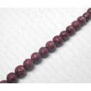 Wasserschlangen Leder Duhol Round Beads 10mm_Purple Shiny