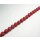 Watersnake leather Round Beads 15mm_Fuchsia Red Shiny