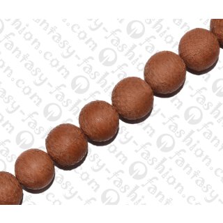 Watersnake leather Round Beads 20mm_Tortoise Shell Matte
