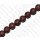 Wasserschlangen Leder Round Beads 25mm_Burgundy Shiny