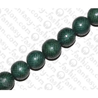 Wasserschlangen Leder Round Beads 25mm_June Bug Shiny