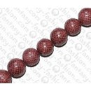 Wasserschlangen Leder Round  Beads 25mm_Mauve Wine Shiny