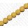 Watersnake leather Round Beads 30mm_Yellow Cream Shiny