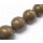 Watersnake leather Round Beads 30mm_Bison Shiny