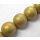 Watersnake leather Round Beads 30mm_E-Gold