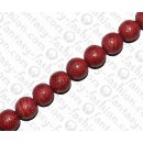 Watersnake leather Round Beadsd 30mm_Ruby Wine Shiny