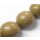 Watersnake leather Round Beads 35mm_Golden Olive Shiny