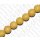 Watersnake leather Round Beads 35mm_Yellow Cream Shiny