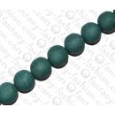 Watersnake leather Round Beads 35mm_June Bug Matte
