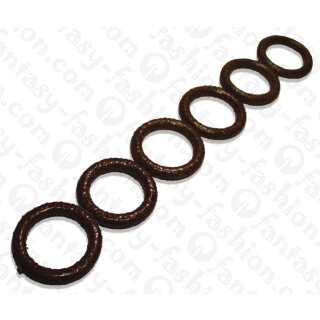 Wasserschlangen Leder Ring 58mm_Shopping Bag Shiny