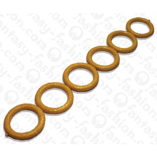 Wasserschlangen Leder Ring 58mm_Blazing Yellow Shiny