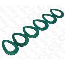 Watersnake leather Flat Teardrop with Calar 73x2mm_Deep...