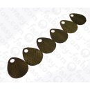 Watersnake leather Flat Teardrop with Hole 60x2mm_Gothic...