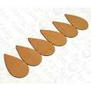 Wasserschlangen Leder Flat Teardrop 55mm_Shell Matte