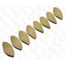 Wasserschlangen Leder Twisted Leaf 57x27mm_Winter White...