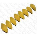 Wasserschlangen Leder Twisted Leaf 57x27mm_Yellow Cream...