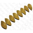 Wasserschlangen Leder Twisted Leaf 57x27mm_Blazing Yellow...