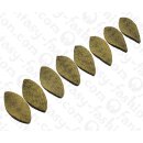 Wasserschlangen Leder Twisted Leaf 57x27mm_Natural Tiger...