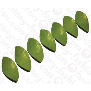 Wasserschlangen Leder Twisted Leaf 57x27mm_Arcadian Green Shiny