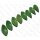 Wasserschlangen Leder Twisted Leaf 57x27mm_Classic Green Shiny