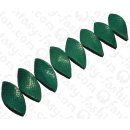 Wasserschlangen Leder Twisted Leaf 57x27mm_Deep Jungle Shiny