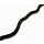 Wasserschlangen Leder Bent Tube 46x15mm_Licorice Shiny