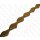 Wasserschlangen Leder Flat Irregular Oval 65x37x10mm_E-Gold