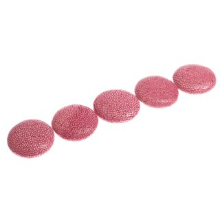 Stingray leather Ufo XXL / ca.65mm / Pink / 5pcs.