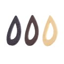 Rochenleder Tropfen calar / ca.80x48mm / 5pcs.