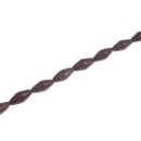 Rochenleder double cone brown polish / ca.40x18mm / 10pcs.