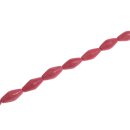 Rochenleder double cone pink polish / ca.40x18mm / 10pcs.