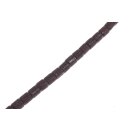 Rochenleder cylinder brown non polish / ca.18mm / 23pcs.