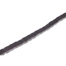 Rochenleder dice black polish / ca.18mm / 24pcs.