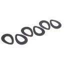 Rochenleder ring calar teardrop navy blue polish /...