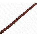 Cane Toad Leather Round Beads 10mm_Burgundy Shiny