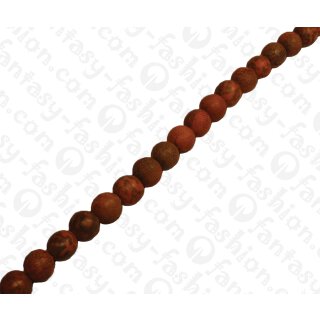 Cane Toad Leather Round Beads 15mm_Anemone Matte