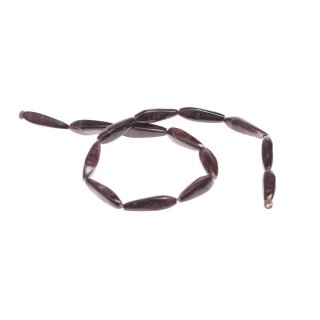 Muschel oyster Teardrop 4 corner / 25x7mm