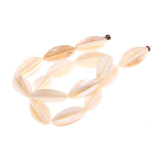 Muschel MOP balimbing / 28x10mm