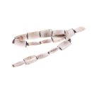 Muschel cowrie flat square / 28x16x7mm