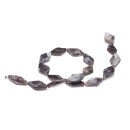 Muschel agate diamond / 20x14mm