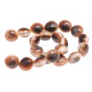 Muschel cats eye ufo / 20x15mm