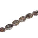 Muschel paua  flat oval  / 35x27x7mm