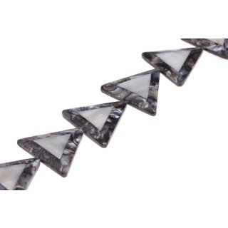 Muschel agate-troca triangle / 45mm