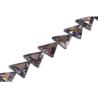 Muschel agate-brownlip triangle / 35mm