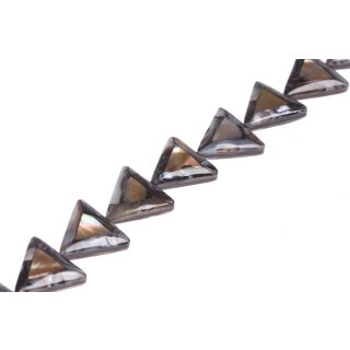 Muschel agate-brownlip triangle / 25mm