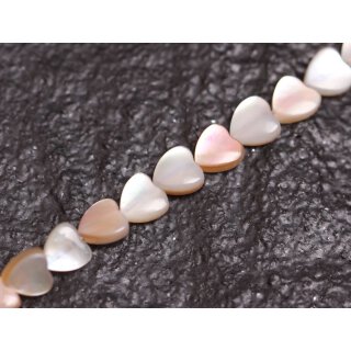 Shell red lips heart   / 5mm