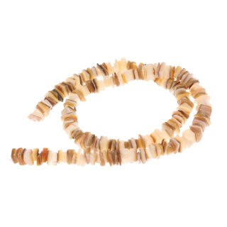 Shell MOP square cut nuggets / 10x3mm